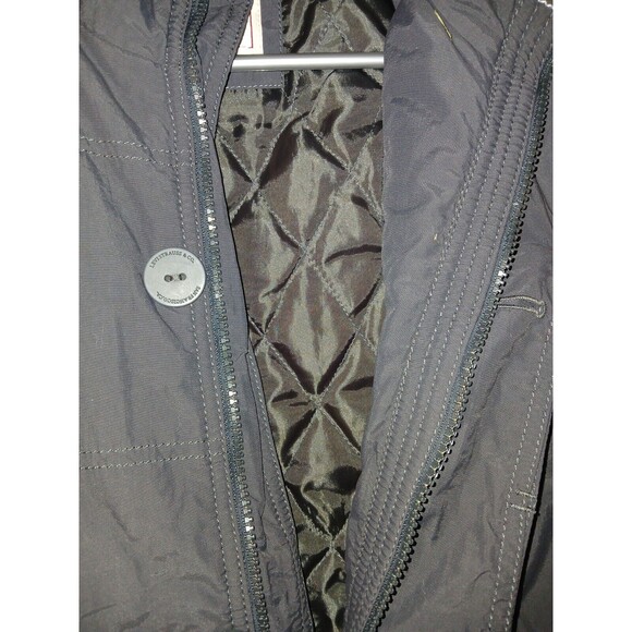 Levi's Vest Mens Size Medium 38×27 Black Lined 100% Nylon Buttoned Zipper 2011 - Picture 9 of 15